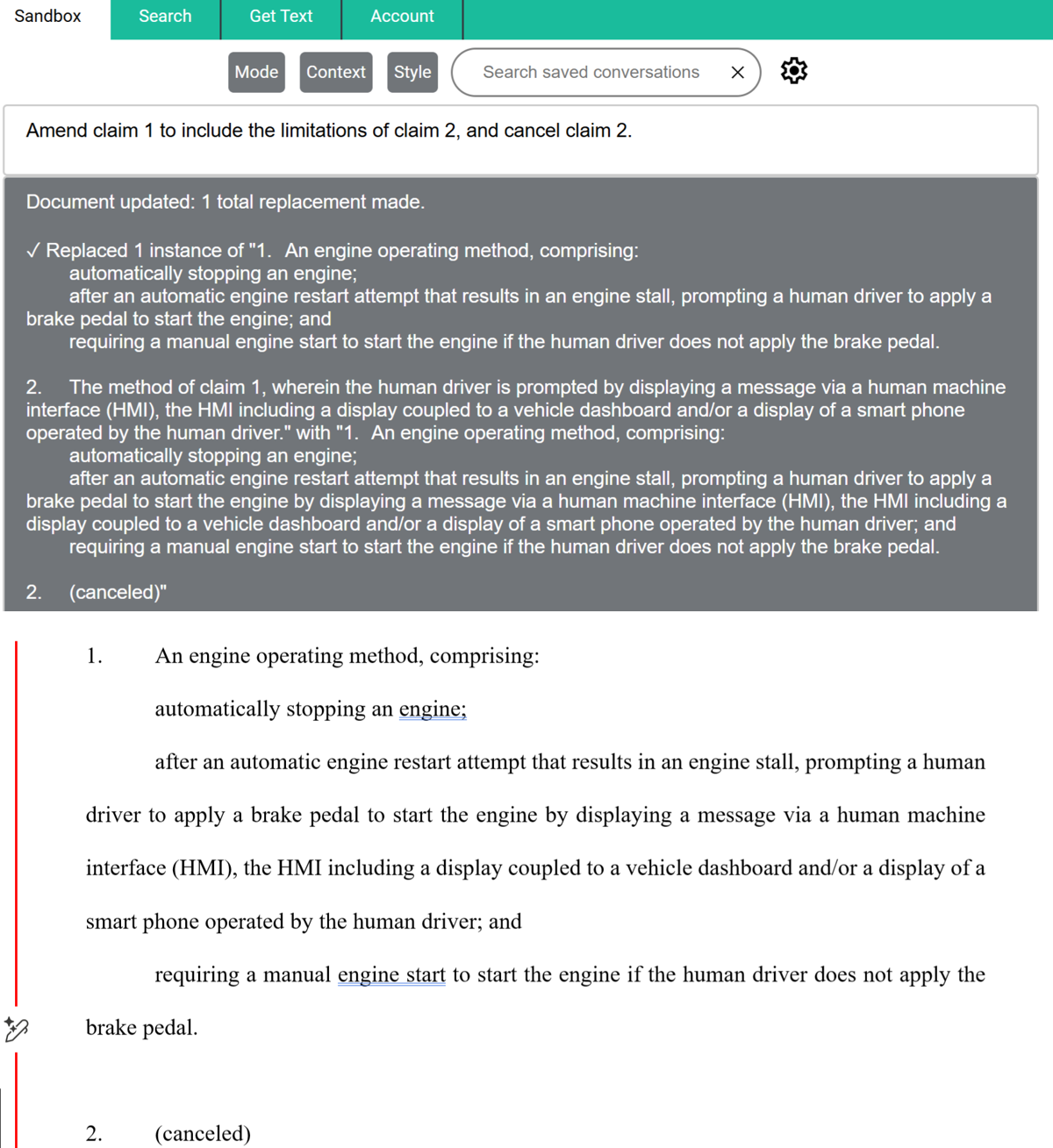 Word Add-In Edit Mode in action
